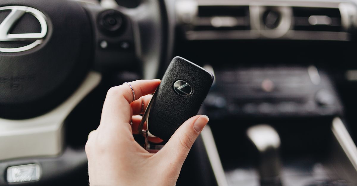 Toyota car key fob — Clinton County Locksmith